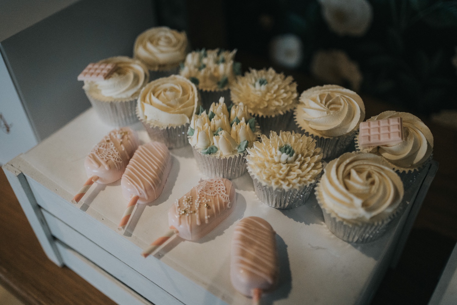 Wedding cupcakes at the Bothy Glasgow