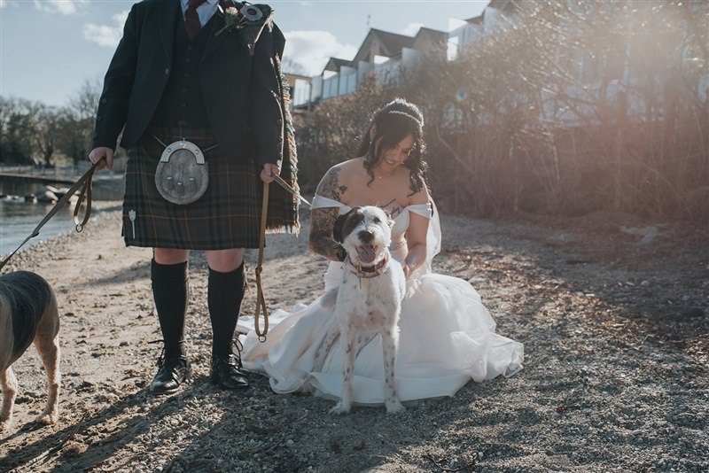 Lodge on Loch Lomond Dog Friendly Wedding Venue