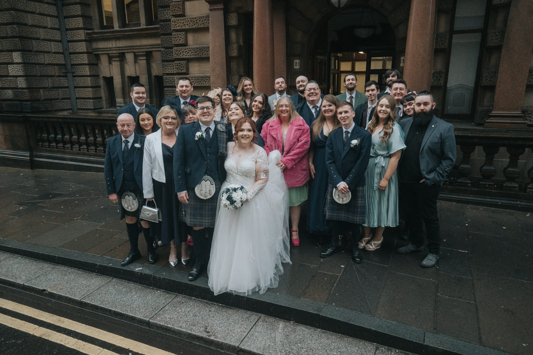 Glasgow City Chambers Wedding December