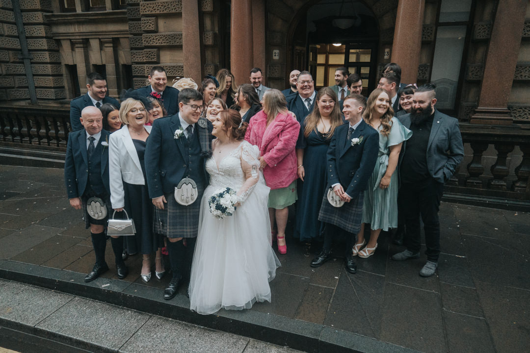 Glasgow City Chambers Wedding December