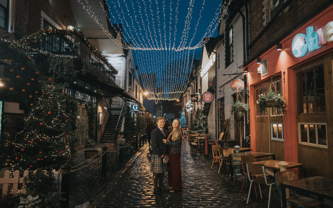 Christmas Wedding Montrose Street Glasgow