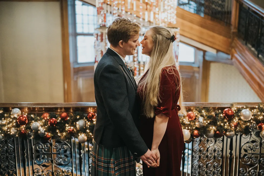 A Christmas wedding at Grand Central Hotel Glasgow
